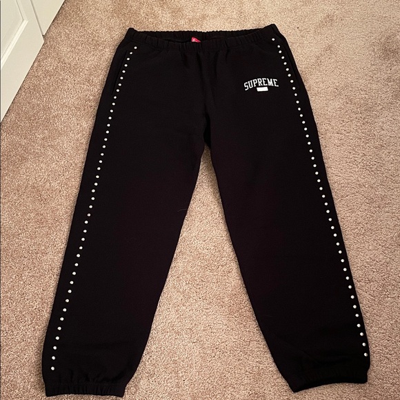 Supreme studded sweatpants FW18 size M - Picture 1 of 9